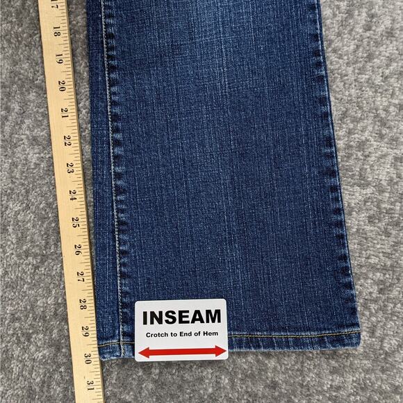 Levi's 515 Boot Cut Jeans Women Size 14M Inseam 30" Mid-Rise Blue - Picture 11 of 11